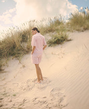 Load image into Gallery viewer, Kaffe Lara Shorts - Ballerina White Henna Stripe / Pink