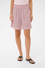 Load image into Gallery viewer, Kaffe Lara Shorts - Ballerina White Henna Stripe / Pink