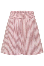 Load image into Gallery viewer, Kaffe Lara Shorts - Ballerina White Henna Stripe / Pink