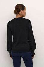 Load image into Gallery viewer, Kaffe Lizza Fine Knit Jumper - Black