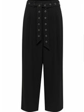 Load image into Gallery viewer, Kaffe Lisa Wide Leg Trousers - Black