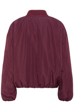 Load image into Gallery viewer, Kaffe Lorena Bomber Jacket - Wine