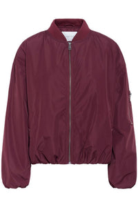 Kaffe Lorena Bomber Jacket - Wine