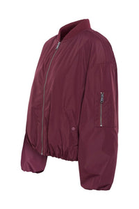 Kaffe Lorena Bomber Jacket - Wine