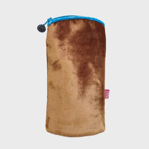 Velvet Glasses Case -  Rust