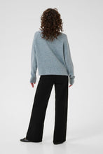 Load image into Gallery viewer, Kaffe Niel V Neck Jumper - Windward Blue