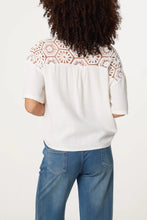Load image into Gallery viewer, Crochet Pocket Shirt - White