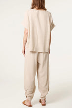 Load image into Gallery viewer, Cotton Slouchy Barrel Trousers - Stone