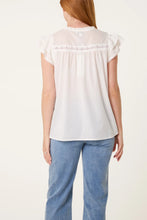 Load image into Gallery viewer, Wildflower Cotton Top - Ivory