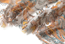 Load image into Gallery viewer, Paisley Print Scarf - Beige