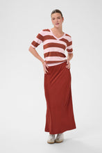 Load image into Gallery viewer, Kaffe Regina Stripe V-neck Knit -