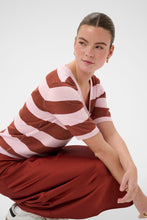Load image into Gallery viewer, Kaffe Regina Stripe V-neck Knit -
