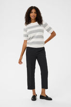 Load image into Gallery viewer, Kaffe Sakura Cropped Trousers - Black