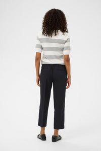 Kaffe Sakura Cropped Trousers - Black