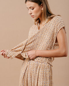 Grace & Mila Matriochka Shirt - Ocre