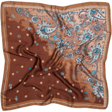 Load image into Gallery viewer, Marta du Chateau Silk Mix Scarf - Copper