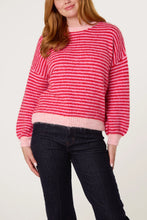 Load image into Gallery viewer, Striped Knit - Red/Pink