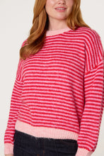 Load image into Gallery viewer, Striped Knit - Red/Pink