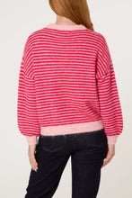 Load image into Gallery viewer, Striped Knit - Red/Pink
