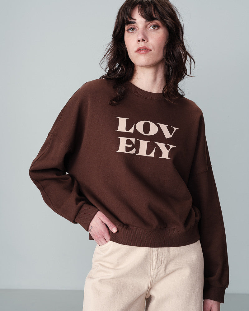 Grace & Mila Nigel Sweatshirt - Chocolate