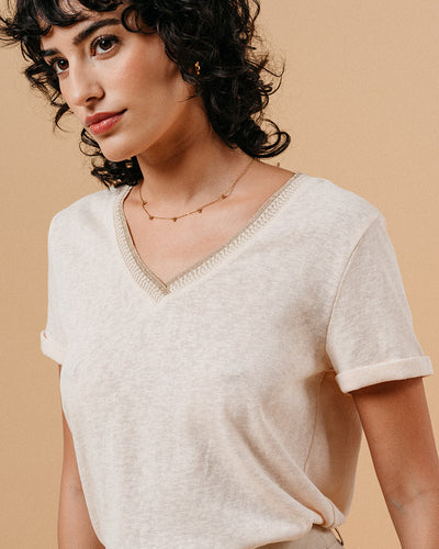 Grace & Mila Manuel T Shirt - Beige