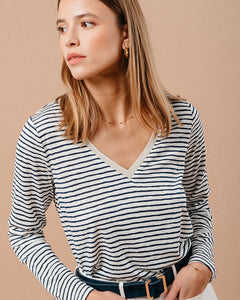 Grace & Mila Martin T Shirt - Marine