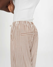 Load image into Gallery viewer, Grace &amp; Mila Volute Striped Pants - Mocha