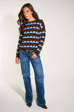 Load image into Gallery viewer, Wave Jumper - Choc/Blue