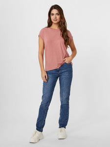 Buy Vero Moda Intimates Light Pink Lace Medium Coverage T-Shirt