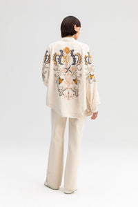 Touche Prive Kimono Jacket - Ecru