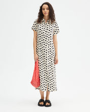 Load image into Gallery viewer, Compania Fantastica Polka Dot Midi Shirt Dress