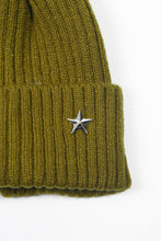 Load image into Gallery viewer, Pom Pom Hat Rib - Olive