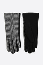 Load image into Gallery viewer, Herringbone Gloves - Black