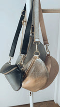 Load image into Gallery viewer, Cross Body Moon Bag - Black