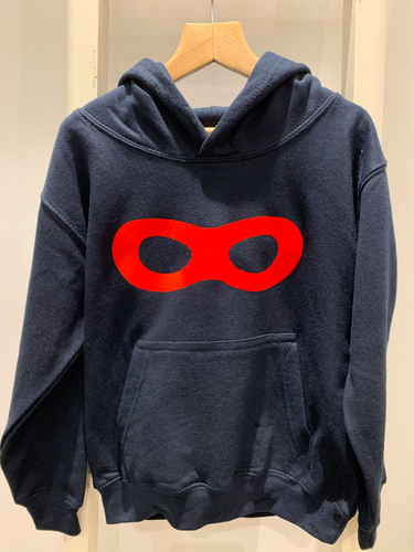 Delphine Fox Superhero Hoodie Navy