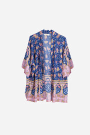 Betsy Open Shirt - Navy Blue Passion