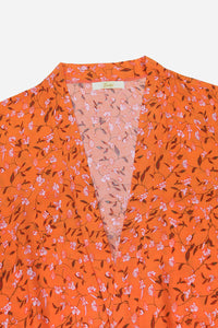 Dana Long Open Shirt - Orange