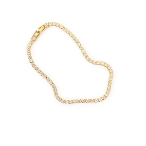 Stone Bracelet - Gold / Clear