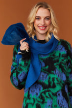 Load image into Gallery viewer, Faux Fur Pyramid Bag! - Blue