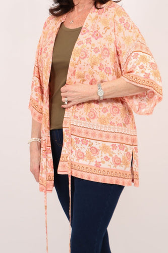 Betsy Open Tie Shirt - Capucine