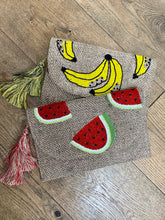 Load image into Gallery viewer, Rattan Clutch Bag - Watermelon