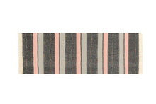 Load image into Gallery viewer, Stripe Scarf - Grey / Soft Pink