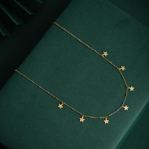 Star Charm Necklace - Gold