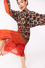 Load image into Gallery viewer, Leopard Dress - Orange