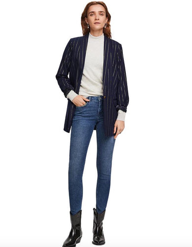 Maison Scotch La Bohémienne - Blue Mid Rise Skinny
