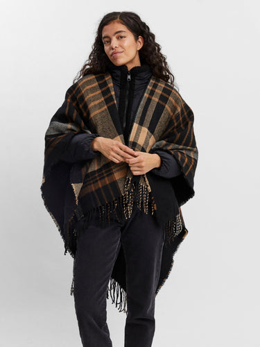 Vero Moda Knit Poncho - Camel