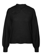Load image into Gallery viewer, Vero Moda Collar Knit - Black/Charcoal