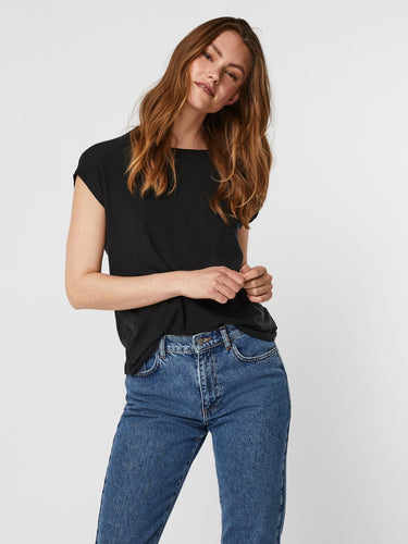 Vero Moda Aware T Shirt - Black