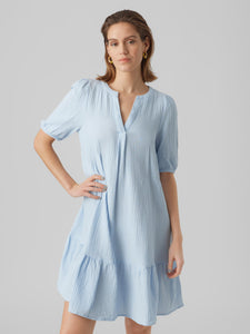 Vero Moda Natali Dress - Skyway Blue