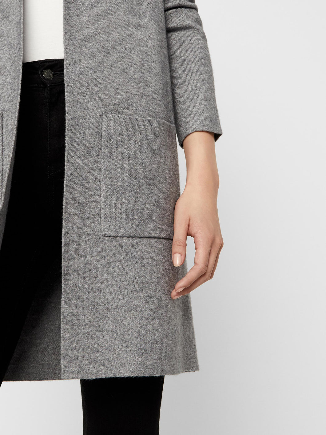 Vero Moda Coatigan - Grey